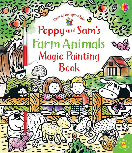 Poppy And Sam's Farm Animals Magic Painting Book