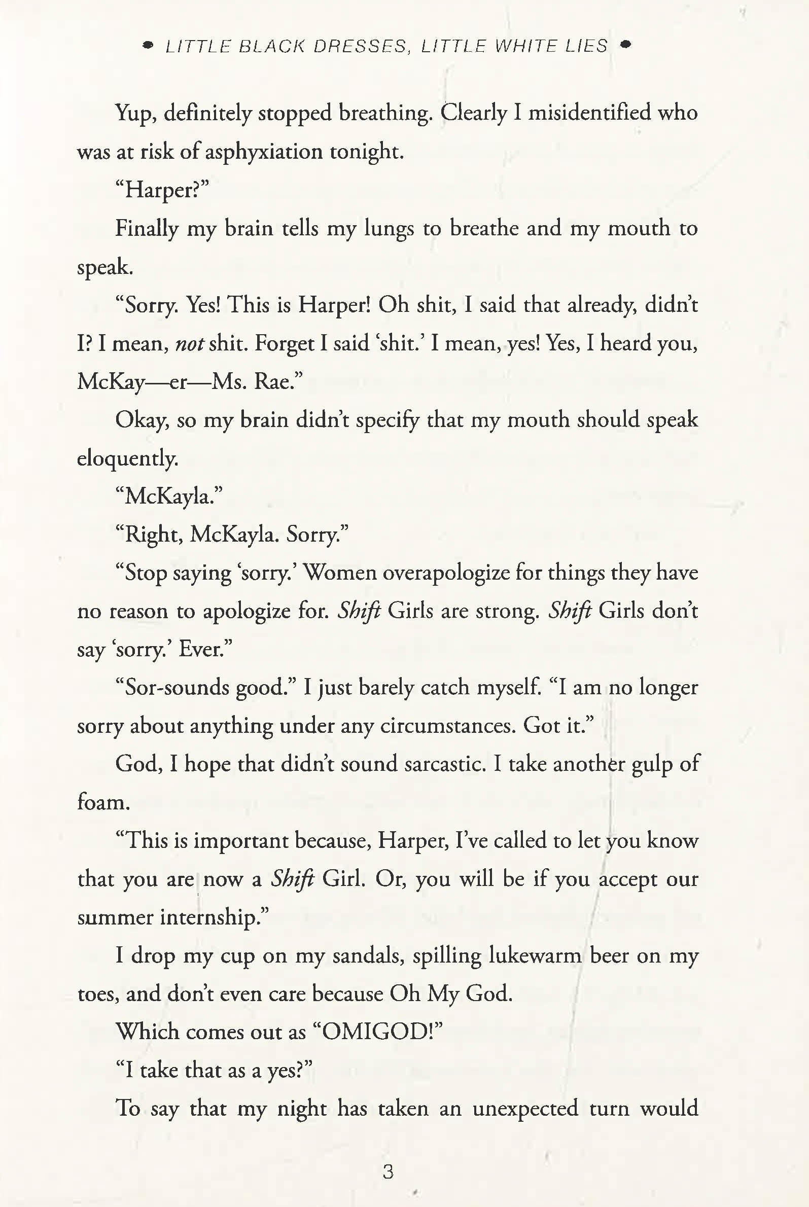 black dresses in my mouth Little Black Dresses, Little White Lies – BookXcess
