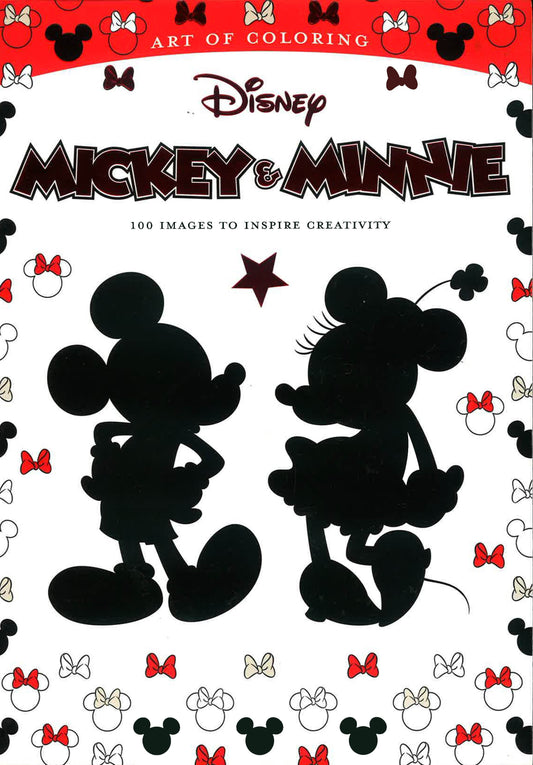 Art Of Coloring: Mickey Mouse And Minnie Mouse