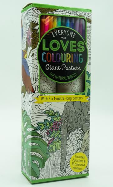 Colouring Poster Box: The Natural World