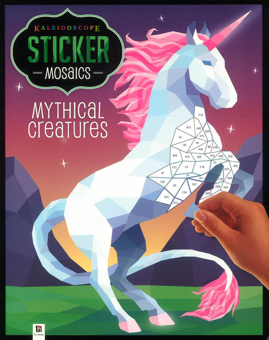 Kaleidoscope Sticker Mosaics: Mythical Creatures