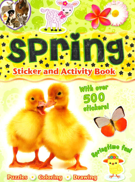 Spring Sticker And Activity Book