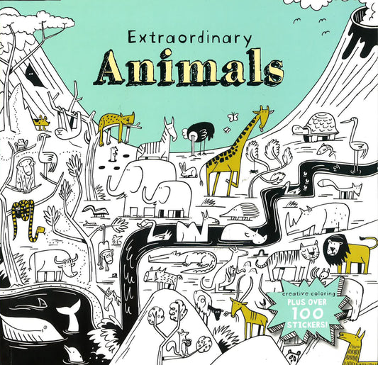 Extraordinary Animals Colouring Book