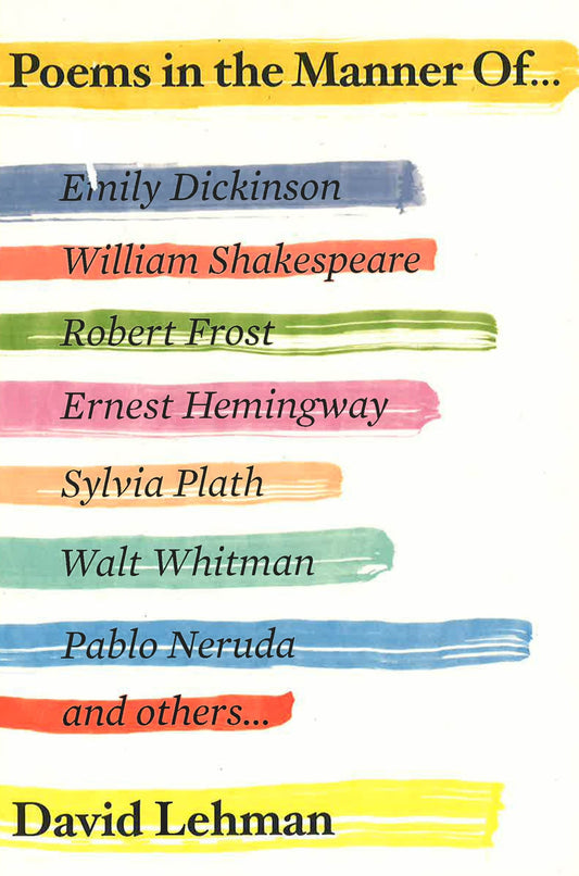 [Bargain Corner] Poems In The Manner Of...