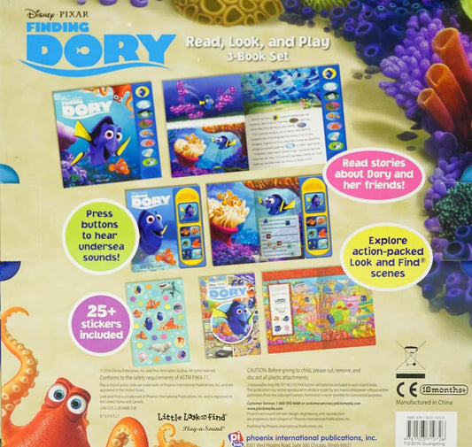 FINDING DORY : READ , LOOK , AND PLAY