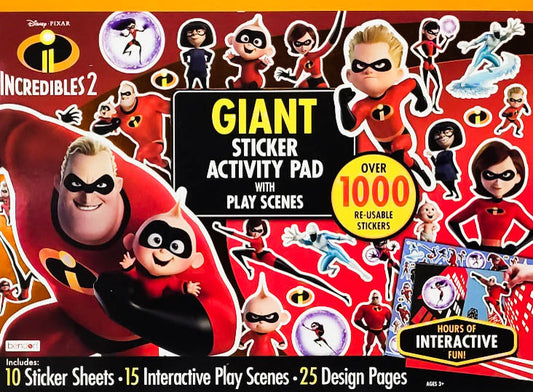 Giant Sticker Pad: Incredibles 2