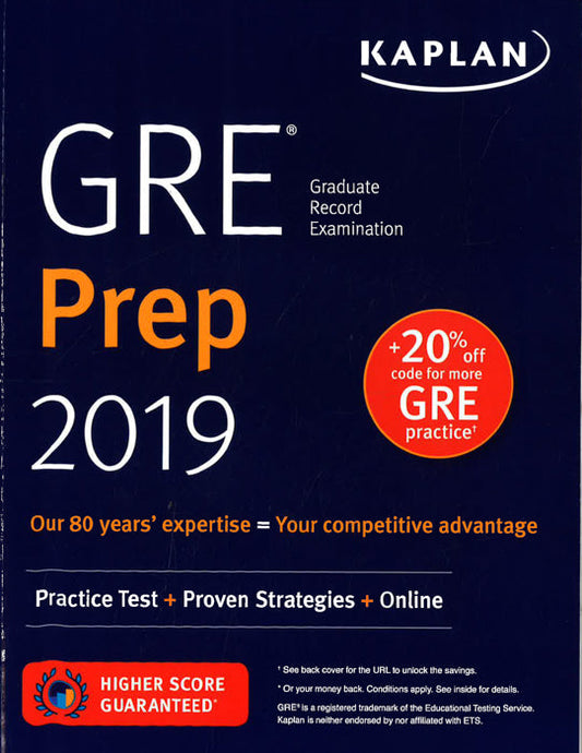 Gre Prep 2019: Practice Tests + Proven Strategies + Online