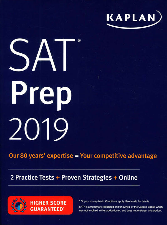 Sat Prep 2019: 2 Practice Tests + Proven Strategies + Online