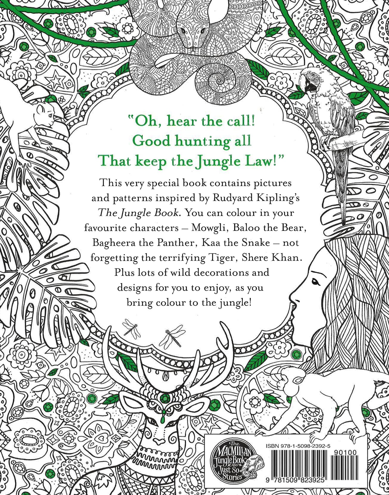 Color Rings Jungle Book The Jungle Book: A Colouring Book – BookXcess