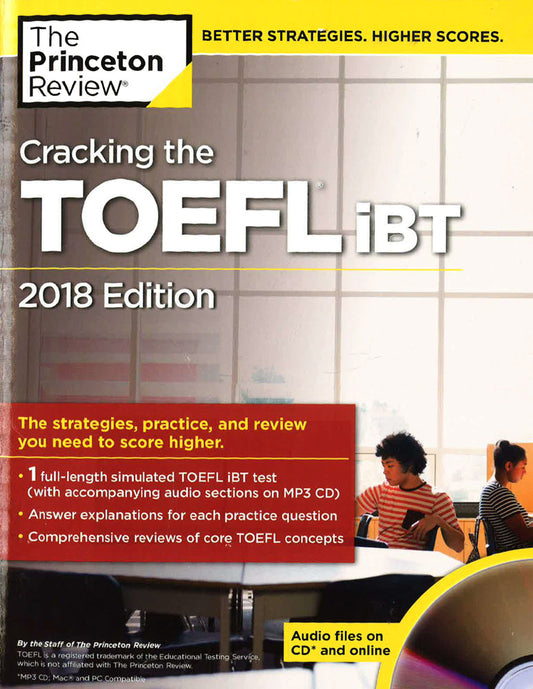 Cracking The Toefl Ibt With Audio Cd: 2018 Edition