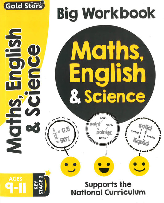 Gold Stars: Big Workbook Maths, English & Science Ages 9-11