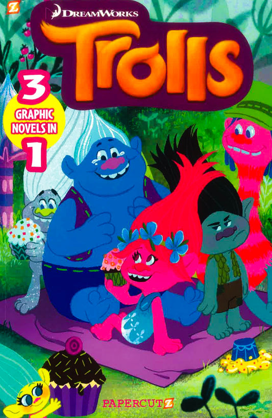 Trolls 3-In-1 #1: Hugs & Friends, Put Your Hair In The Air, Party With The Bergens