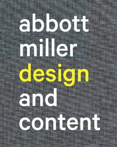 Abbott Miller : Design And Content