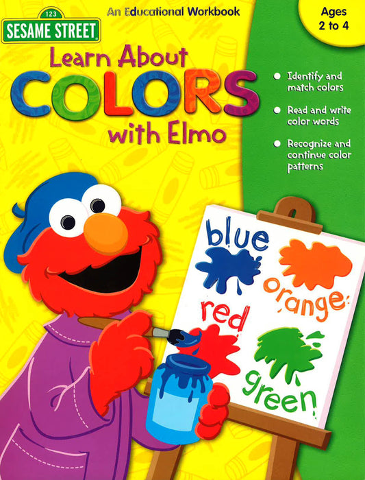 Learn About Colors With Elmo (Sesame Street, Educational Workbook)