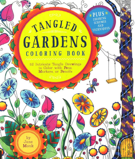 Tangled Gardens Coloring Book