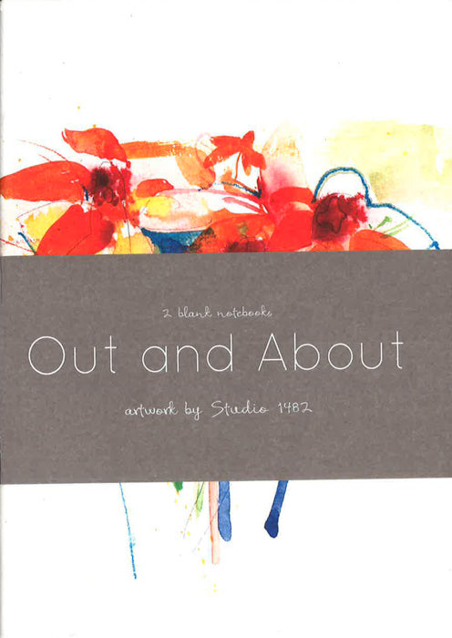 Out And About Artwork By Studio 1482 Journal Collection 1 : Set Of Two 64-Page Notebooks