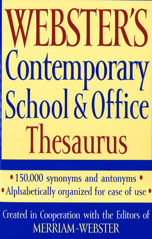 Webster's Contemporary School Thesaurus