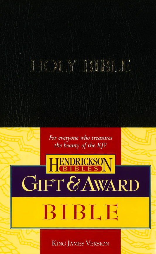 KJV Gift & Award Bible, Flexisoft (Red Letter, Imitation Leather, Black)