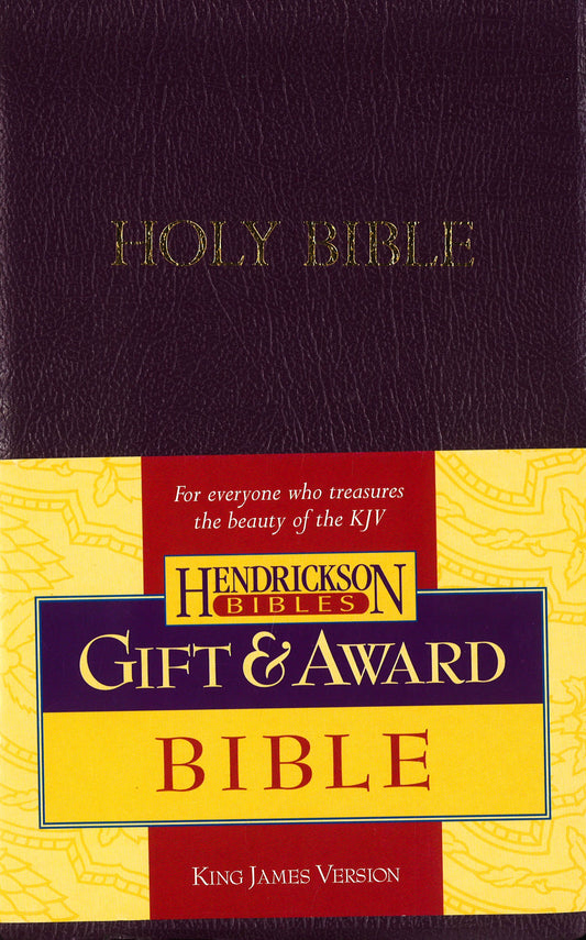 KJV Gift & Award Bible, Flexisoft (Red Letter, Imitation Leather, Purple Royalty)