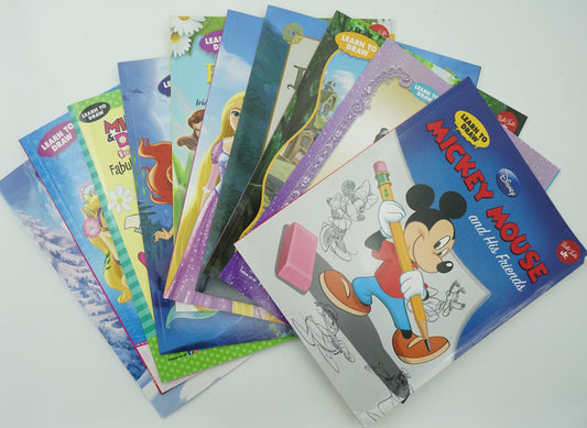 Disney Learn To Draw 10 Book Set