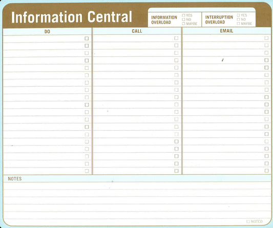 Knock Knock Information Central Paper Mousepad