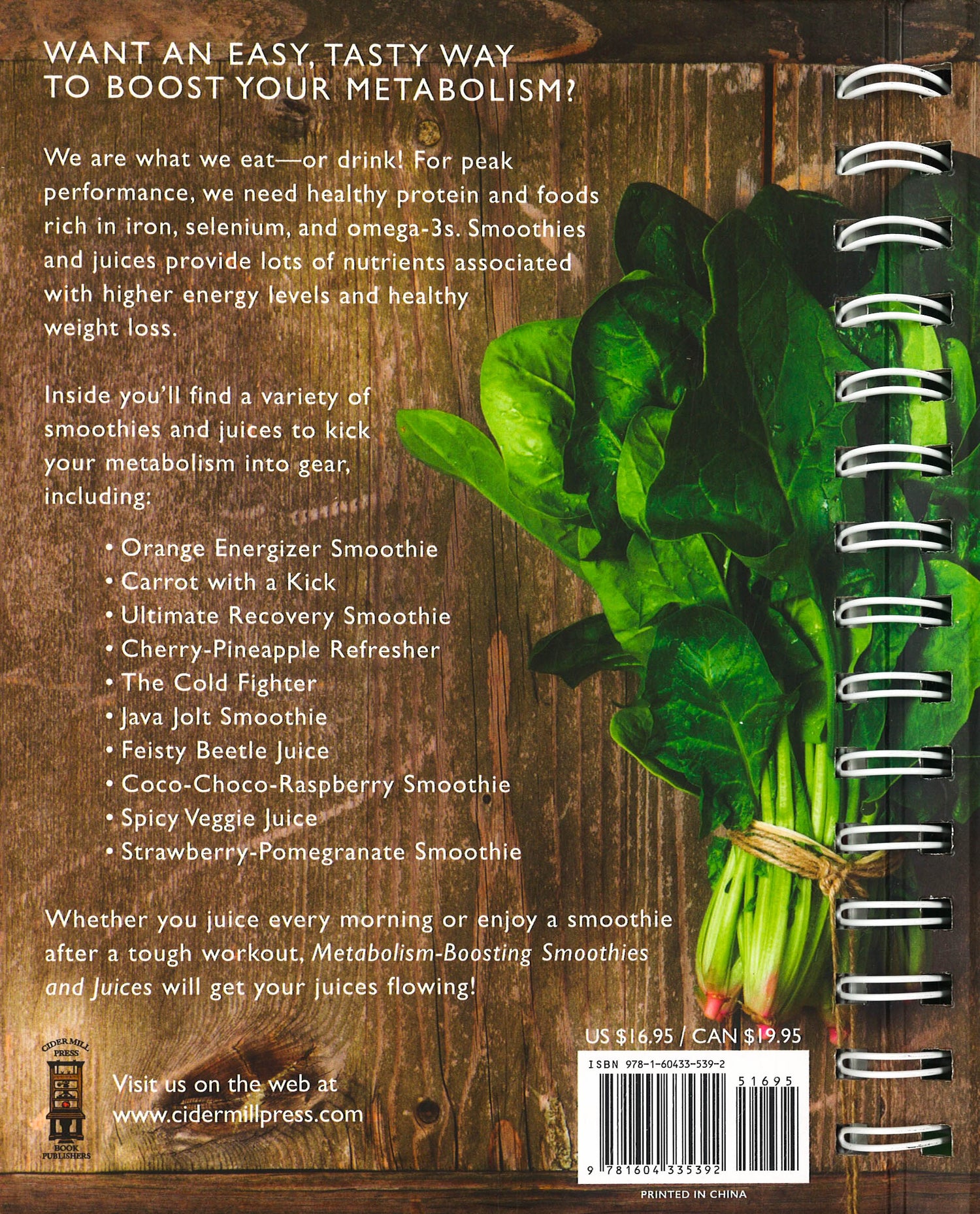 MetabolismBoosting Smoothies & Juices BookXcess