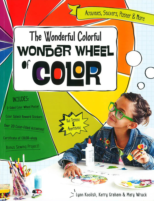 (Original Price RM14.90) The Wonderful Colorful Wonder Wheel Of Color: Activities, Stickers, Poster & More