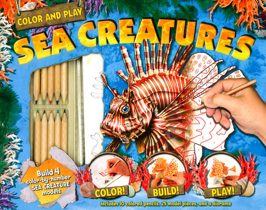 Color And Play: Sea Creatures