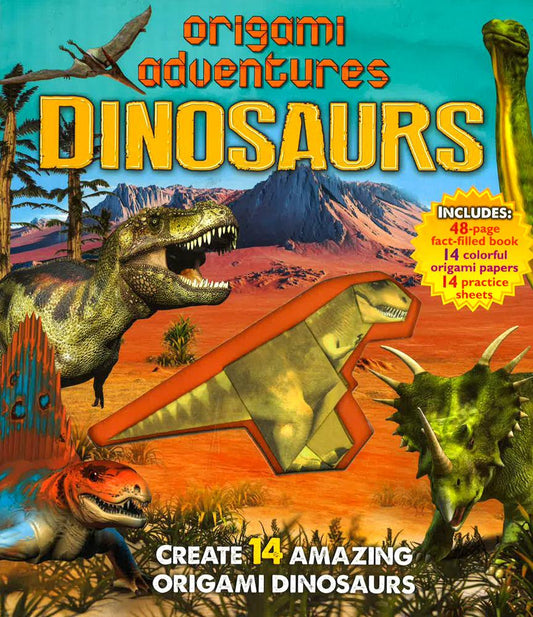 Origami Adventures: Dinosaurs