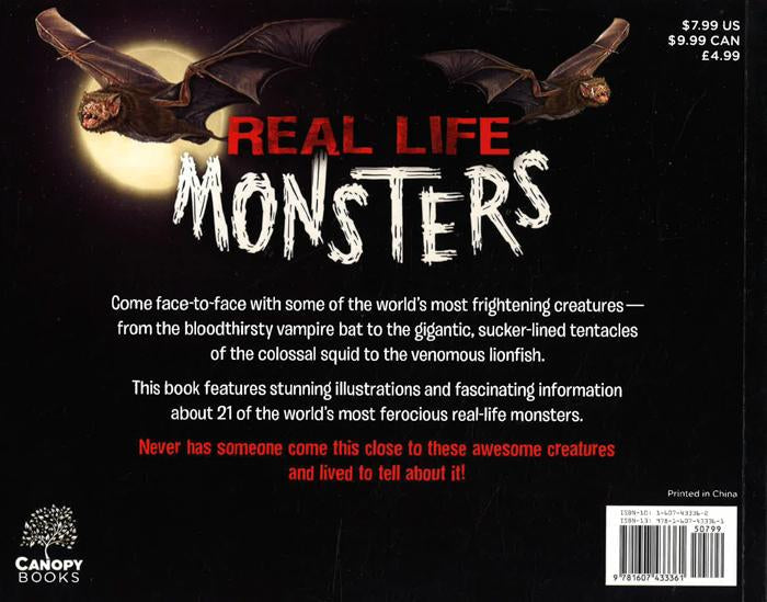 real life monsters book Real Life Monstres – BookXcess