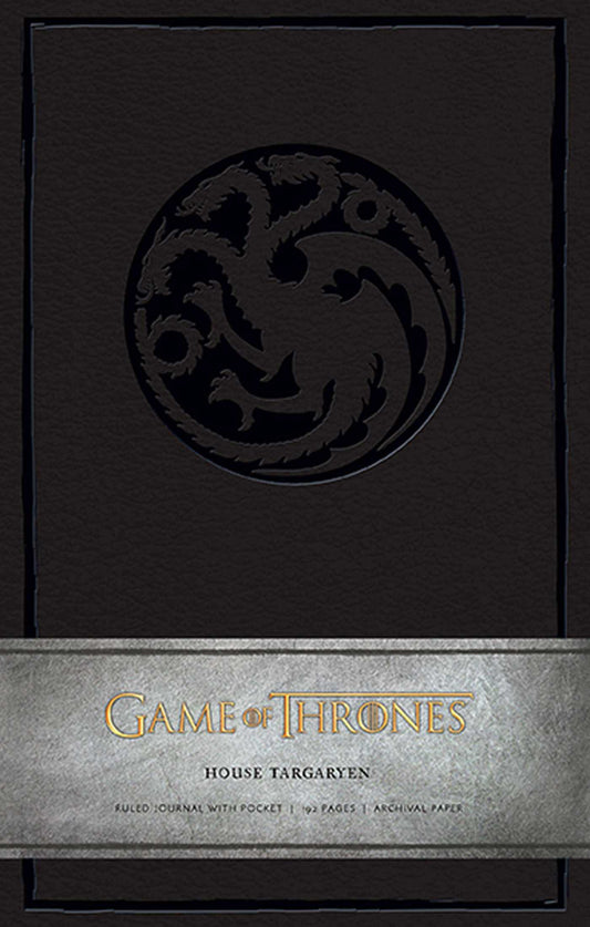 Game Of Thrones: House Targaryen Hardcover Ruled Journal