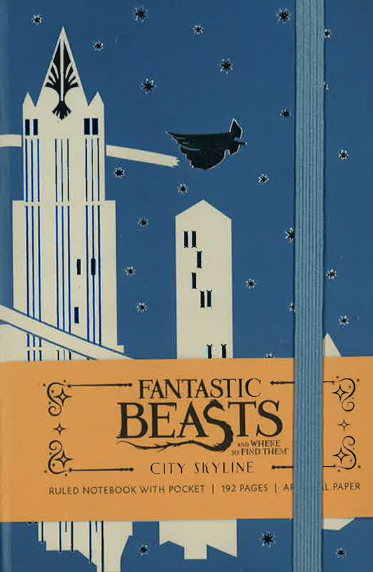 Fantastic Beasts And Where To Find Them: City Skyline HarDCover Ruled Notebook