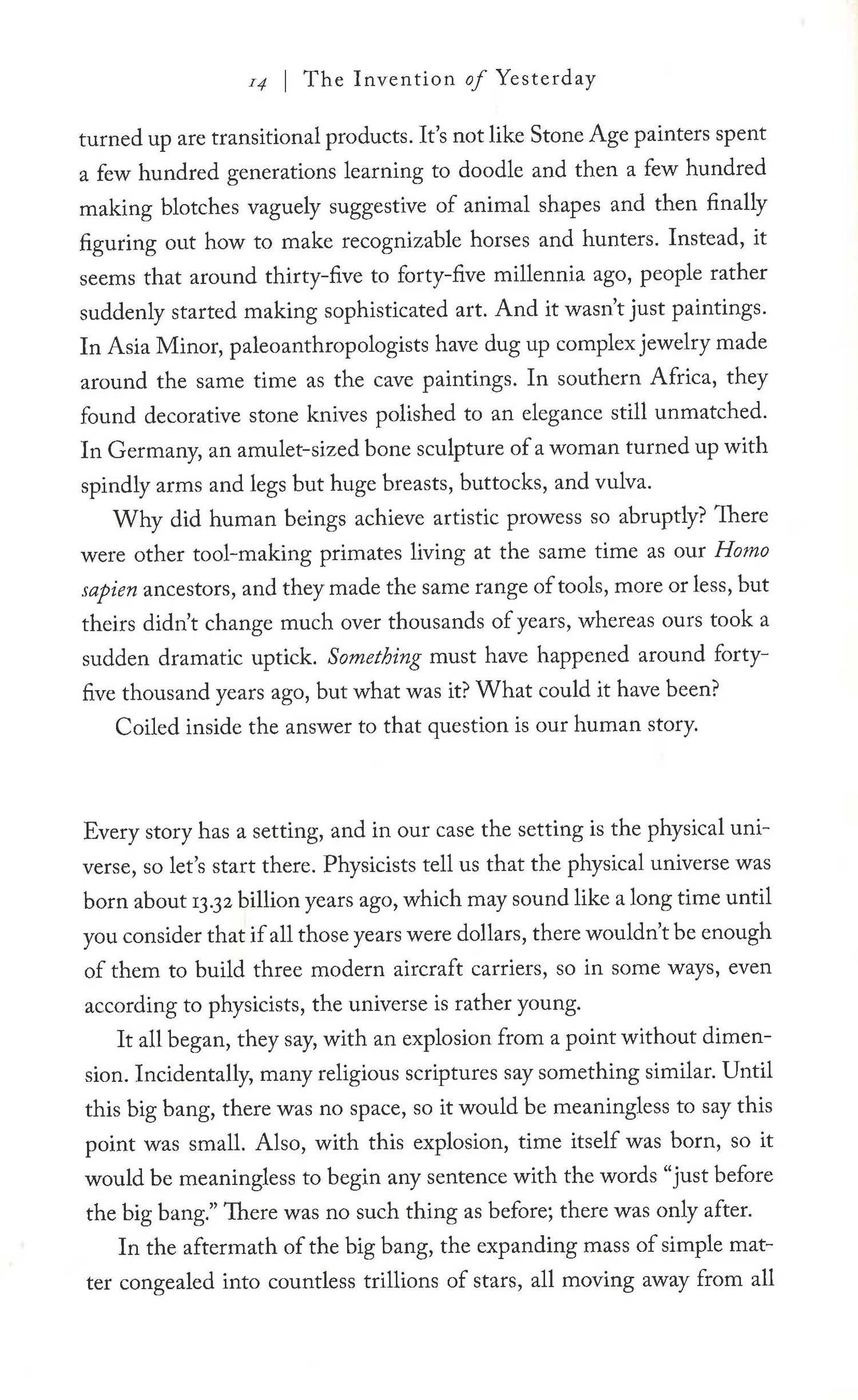 The Invention Of Yesterday A 50,000Year History Of Human Culture, Co