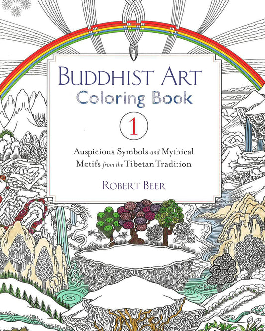 Buddhist Art Coloring Book 1
