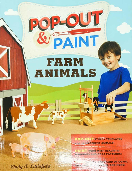 Pop-Out & Paint: Farm Animals