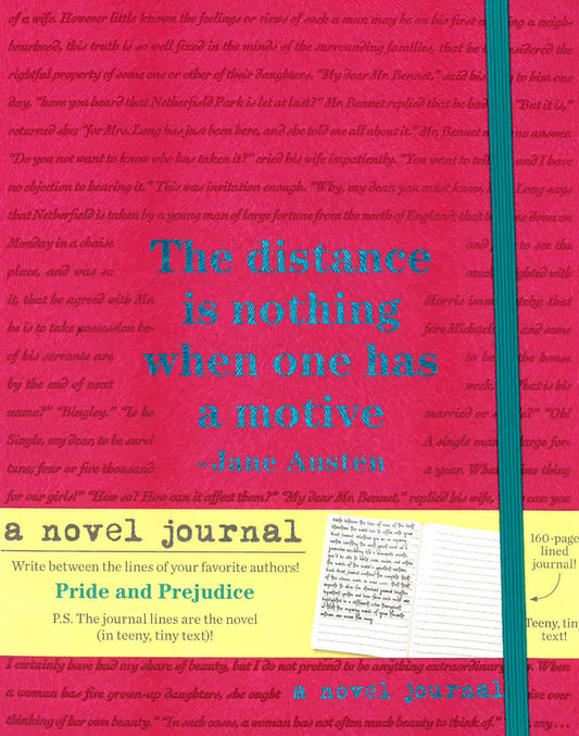 A Novel Journal: Pride And Prejudice
