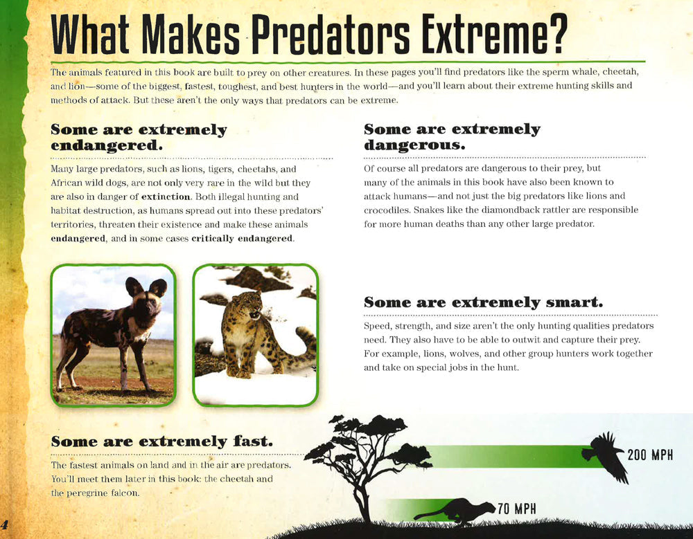 Predators Animals List.pdf Extreme Animals: Predators – BookXcess