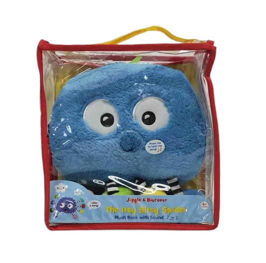 Jiggle & Discover: The Itsy Bitsy Spider ( Plush Book With Sound)