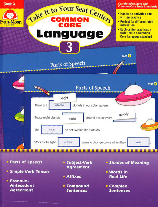 Take It to Your Seat Language Centers, Grade 3
