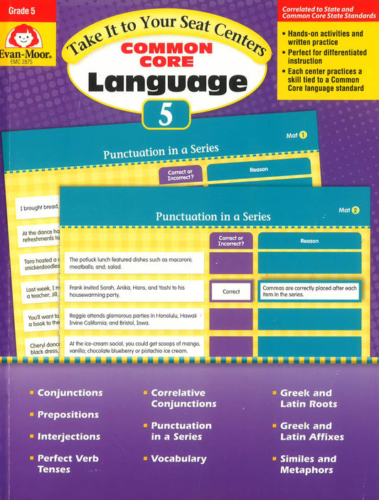 Take It to Your Seat Language Centers, Grade 5