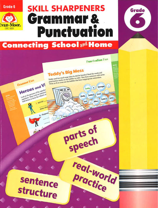 Grammar & Punctuation (Skill Sharpeners Grade 6)