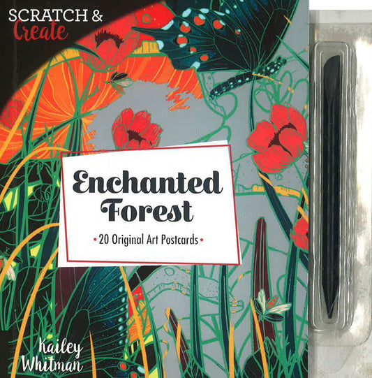 Scratch & Create: Enchanted Forest: 20 Original Art Postcards