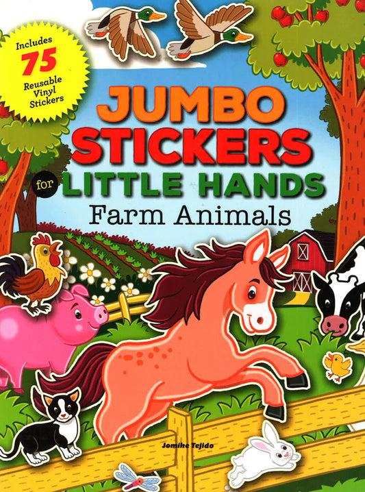 Farm Animals Jumbo Stickers For Little Hands