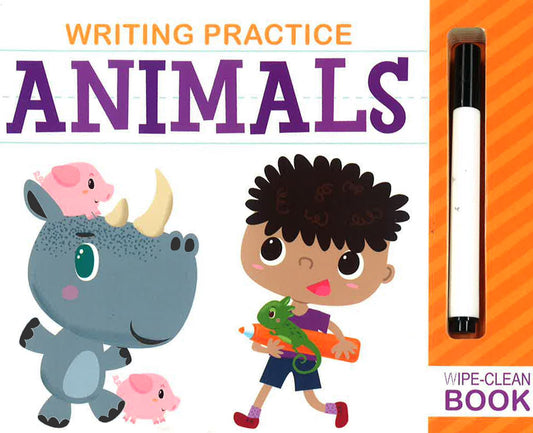 Writing Animals : Animals Wipe-Clean Book