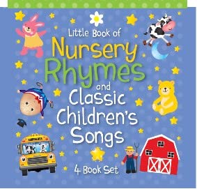 Little Box Of Nursery Rhymes  & Classic Children's  (4 Book Set W/Pen)