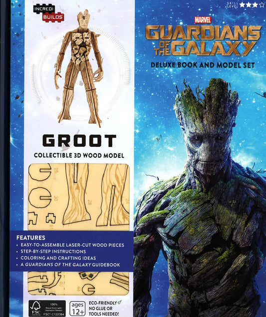 Groot: Incredibuilds (Guardians Of The Galaxy Deluxe Book And Model Set)
