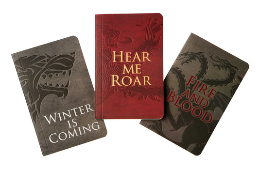 Game of Thrones: Pocket Notebook Collection: Set of 3 : House Words