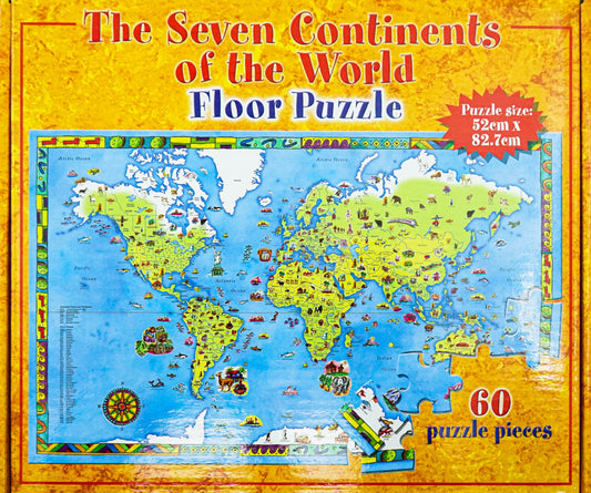 The Seven Continents Of The World Floor Puzzle