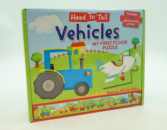 Head To Tail: My First Floor Puzzle - Vehicles