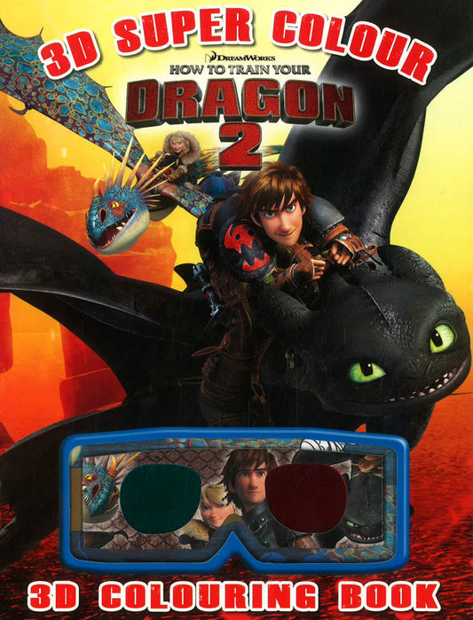 How To Train Your Dragon 2 - 3D Super Colouringb